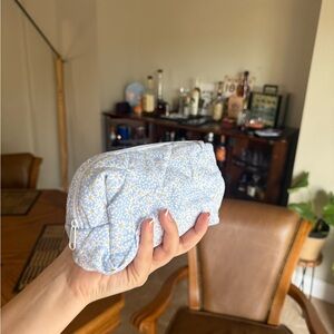 Floral Blue and White Women's Bag